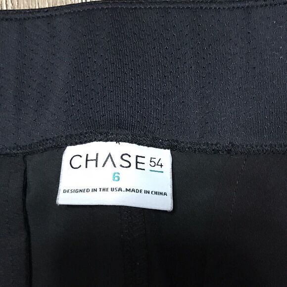 Chase 54 Athletic / Workout Pants ~ Sz 6 ~ Black ~ Elastic Waist ~ 32" Inseam - Picture 4 of 8